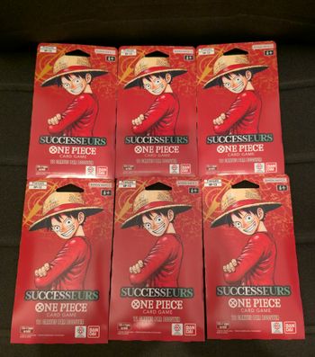 One Piece Lot de 6 Boosters OP-13 Sucesseurs Sous Blisters