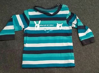 T-shirt manches longues - 6 mois