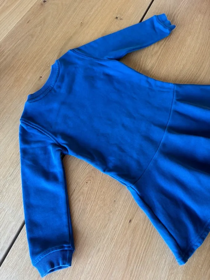 Robe ML bleu marine avec tigre brodé - Taille 4 Ans - photo numéro 8