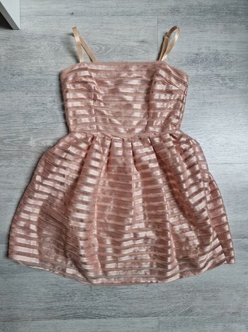 Robe rose à bretelles H&M taille Xs