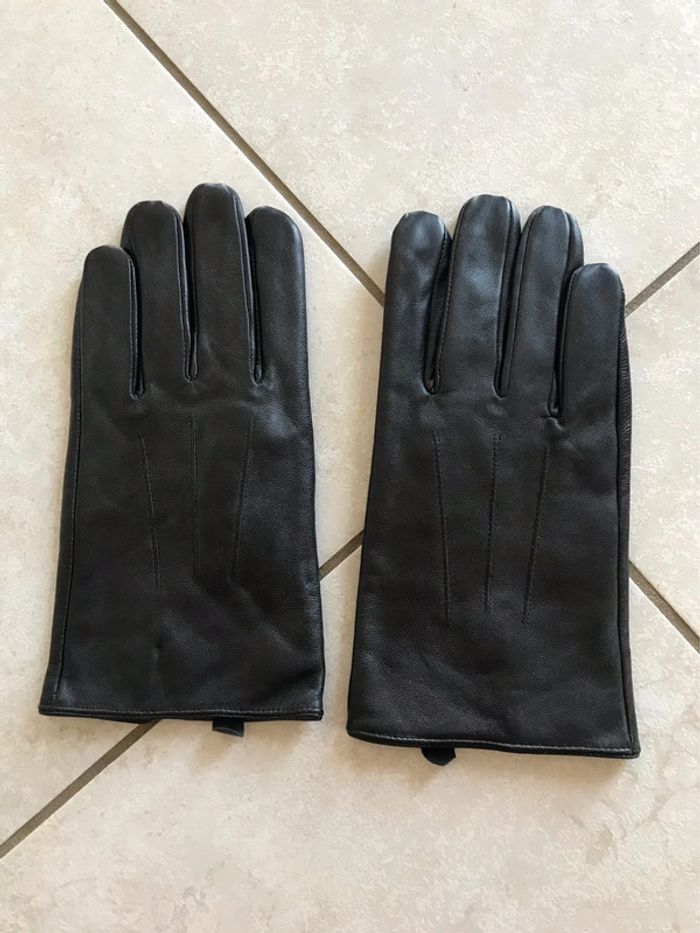 Gants cuir homme
