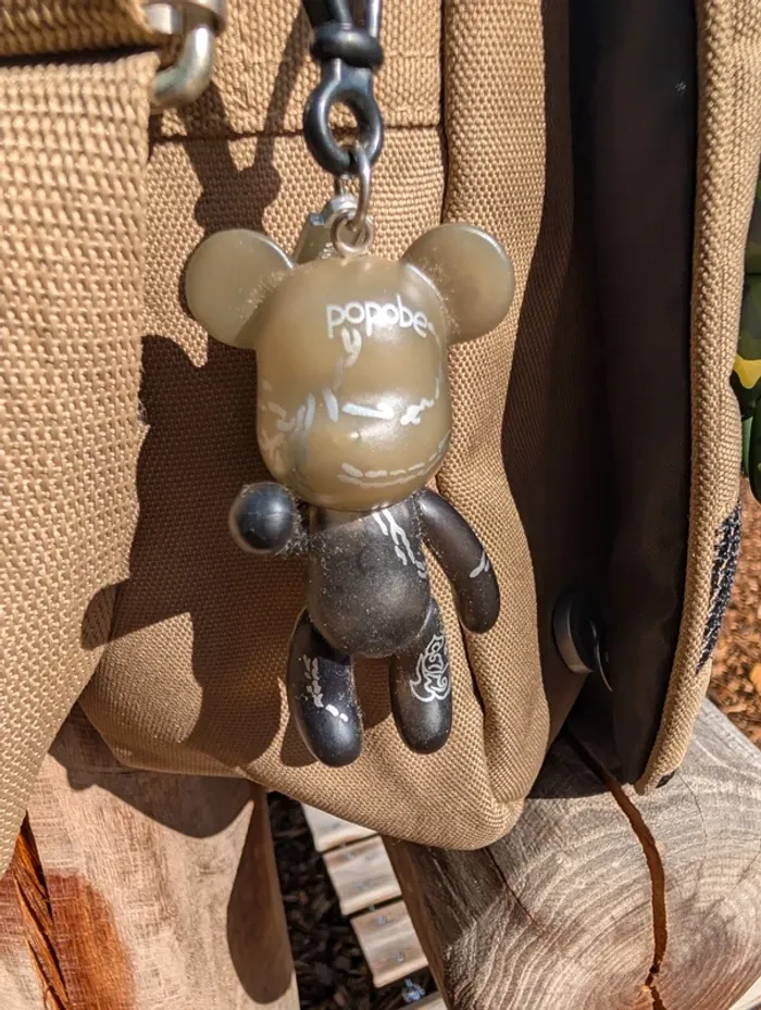 Lot 2 * figurines Popobe Bear authentiques - Déco Kawaii Sac/Porte-clés - photo numéro 6