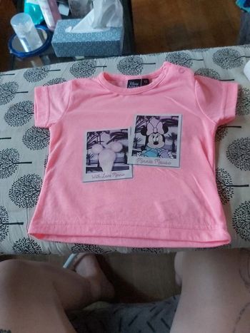Tshirt taille 62cm 3mois zeeman disney minnie