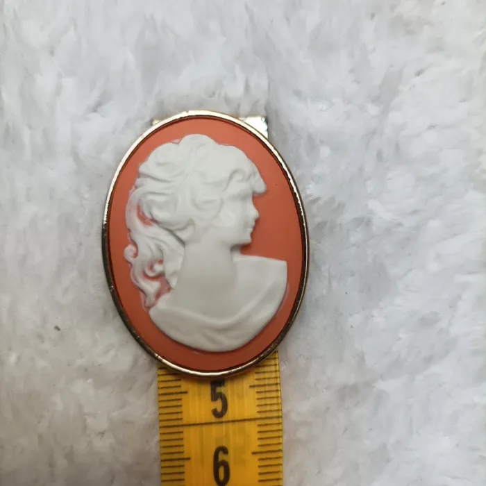 Broche/pendentif camée vintage - photo numéro 5