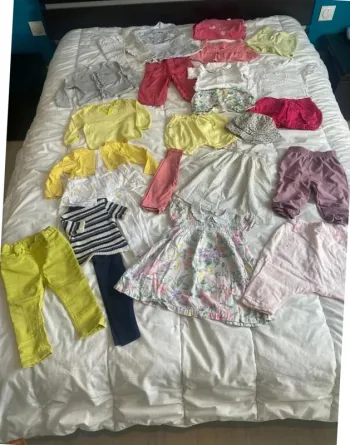 lot de vêtements bébé fille été 12 mois