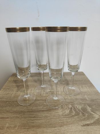 Lot de 4 flûtes à champagne 🍾
