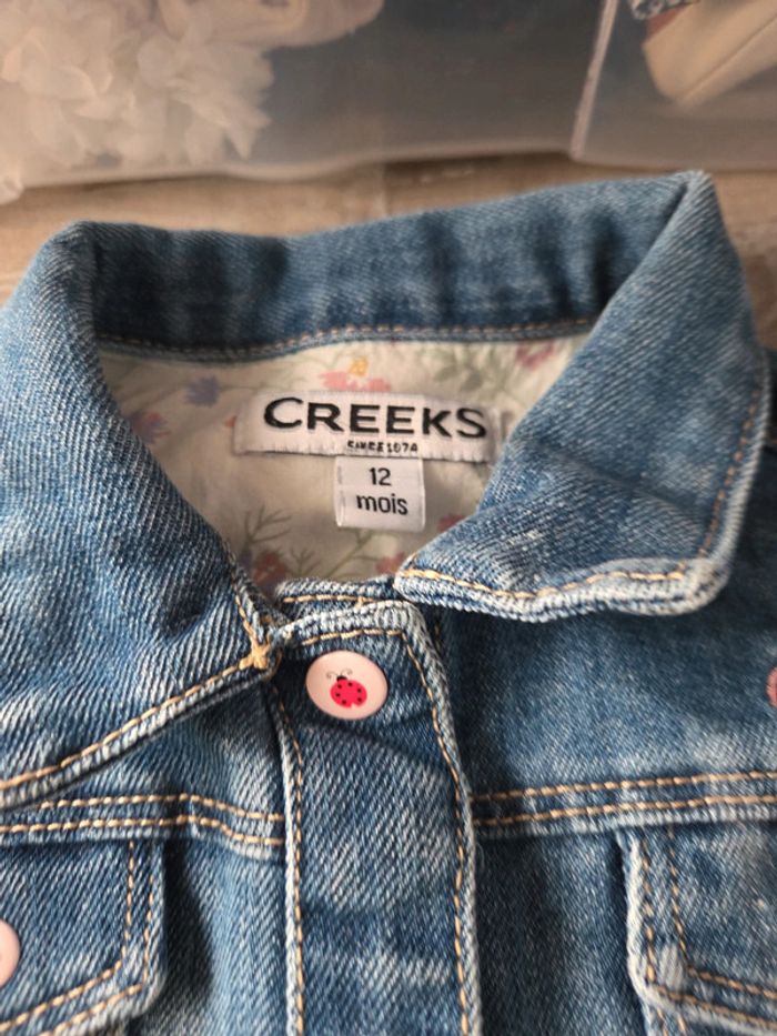 Veste en jean 12 mois - photo numéro 3