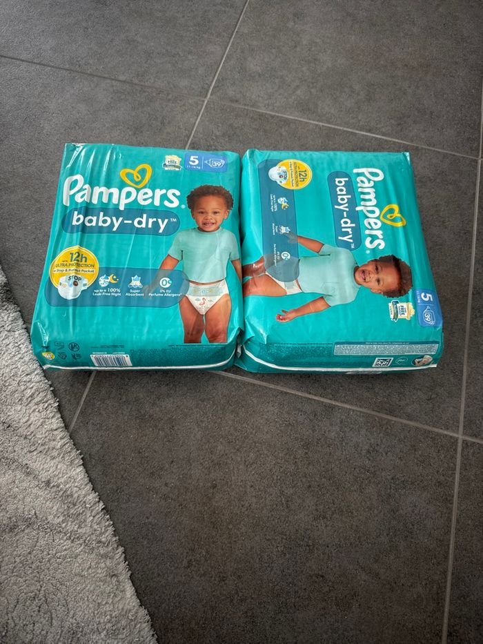 Lots de couche Pampers