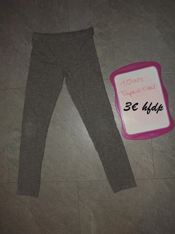 legging tape à l'oeil taille 10 ans