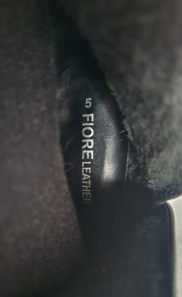 Bottes hautes  , femme  , cuir  , Flore leather  , taille 5 /  38 - photo numéro 8