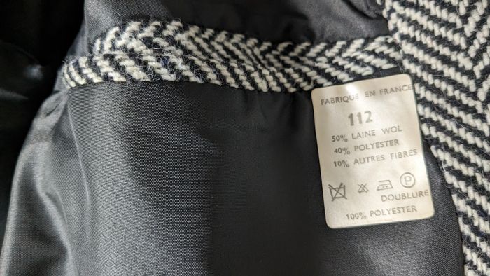 Manteau homme, effet "pied de poule". - photo numéro 6