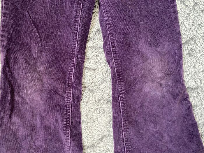 Pantalon en velours violet - 3 ans - photo numéro 2