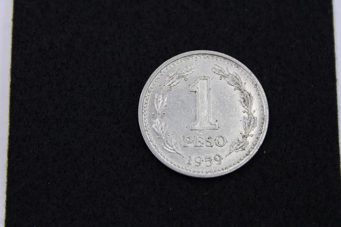Pièce de monnaie 1 peso Argentine 1959
