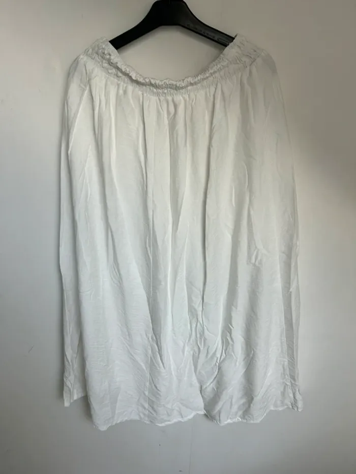 Jupe longue blanche femme taille S cache cache - photo numéro 2