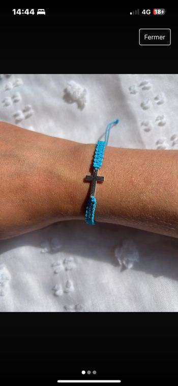 Bracelet avec croix