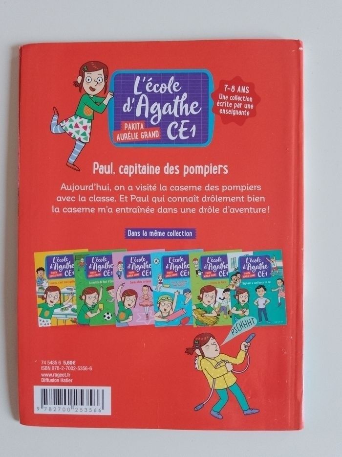 Livre L'école d'Agathe CE1 Pakita Rageot - photo numéro 3