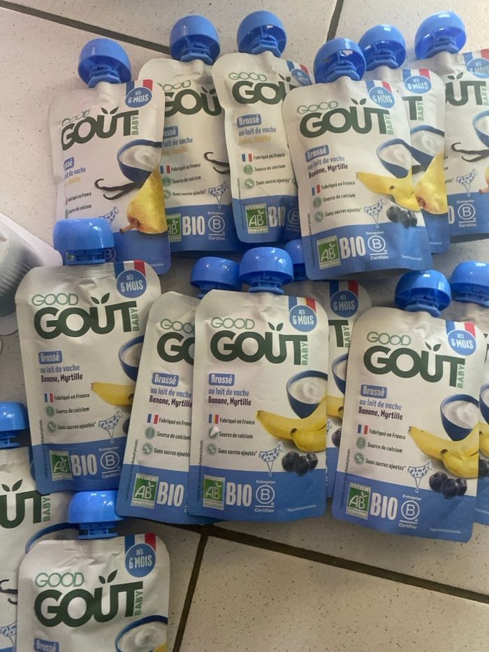 Lot de 20 compotes bio et 4 pots - photo numéro 2