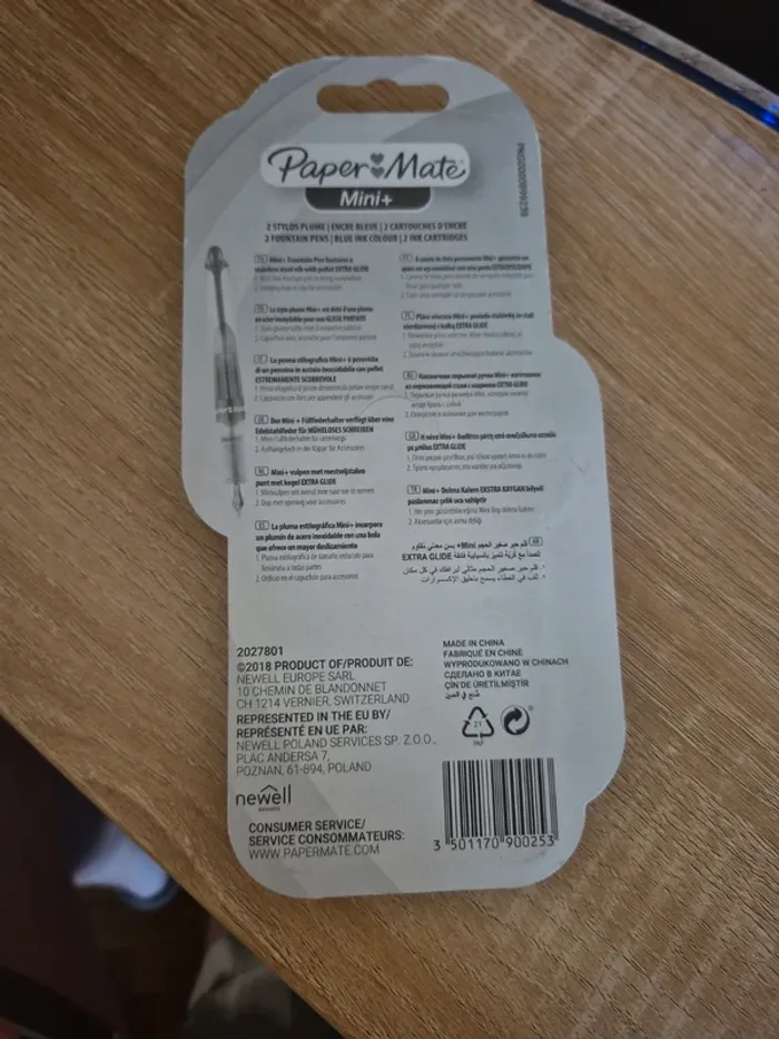 Lot de 2 stylo plume Paper Mate Mini + - photo numéro 2