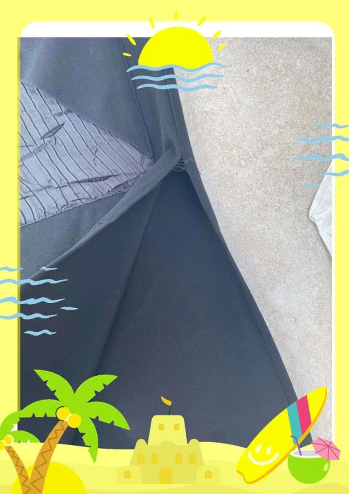 Jupe longue Kakie noire 40 L - photo numéro 3