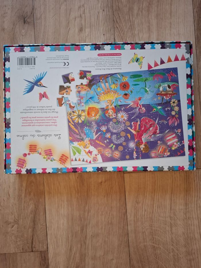 Puzzle argenté 100 pièces – Thème : Le Royaume des Fées - photo numéro 2