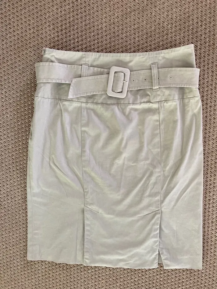 Jupe beige Benetton