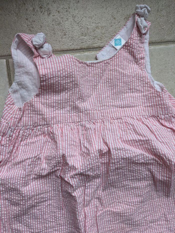 Robe rose et blanche fille 18 mois - photo numéro 2