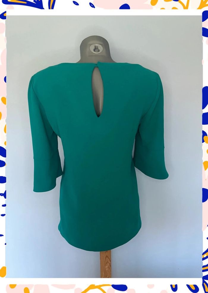 💚 Haut Zapa Taille 0 – Doux & Détail Bouton Discret - photo numéro 5