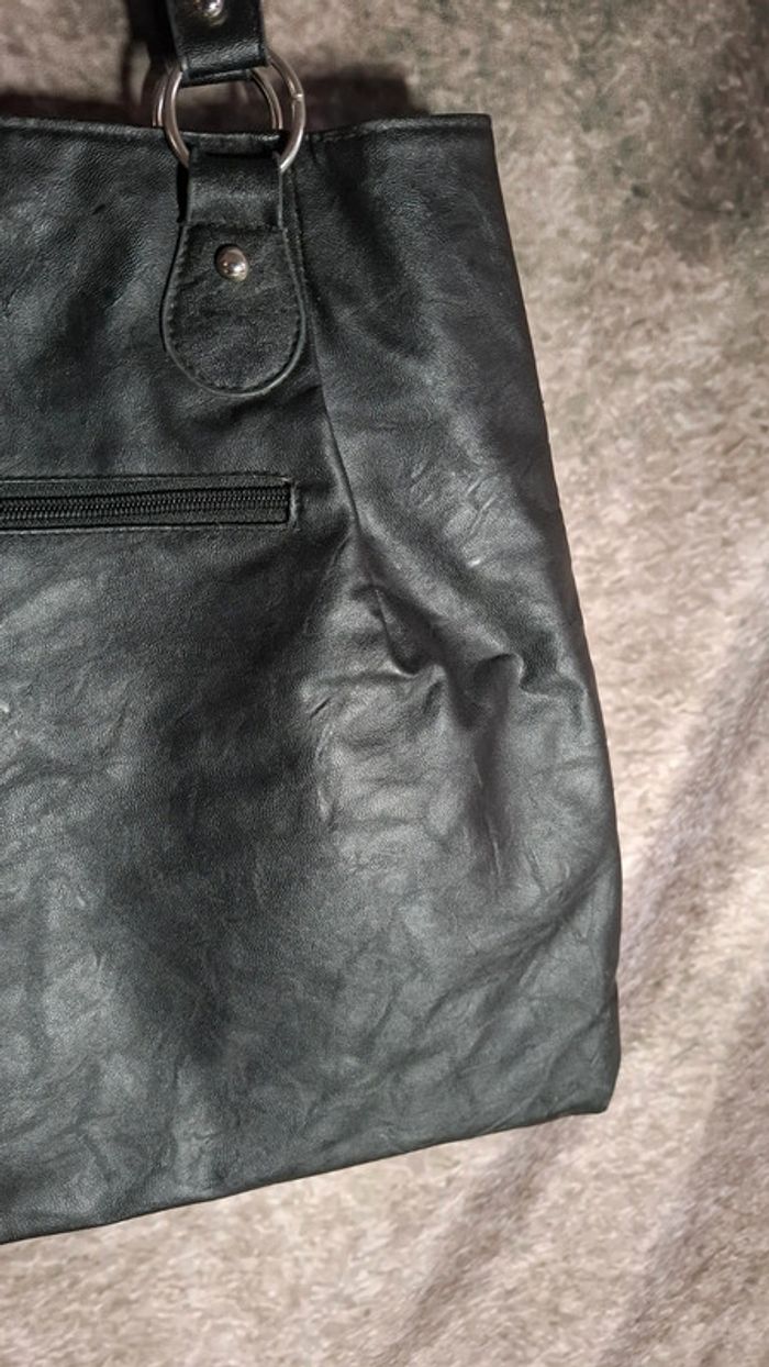 Sac effet froissé noir - photo numéro 7