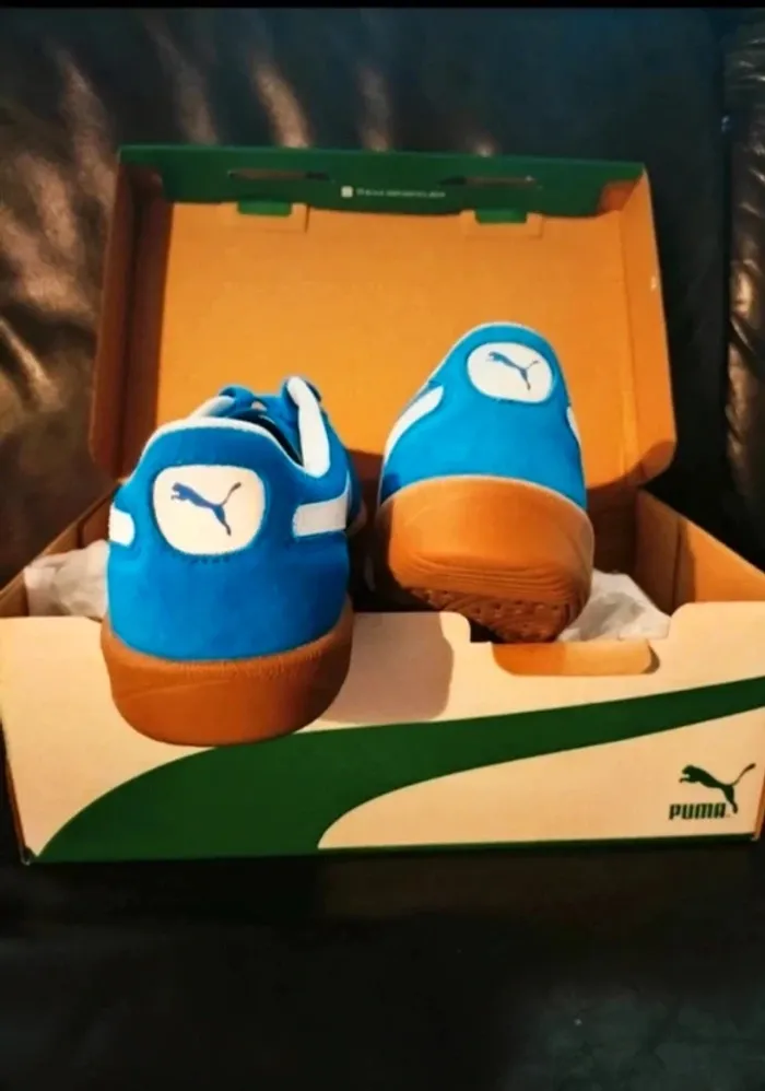 Baskets Puma Palermo neuves couleur bleu électrique - photo numéro 10