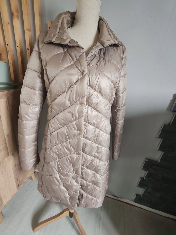Doudoune beige taille M 38 femme Esmara ra - photo numéro 4