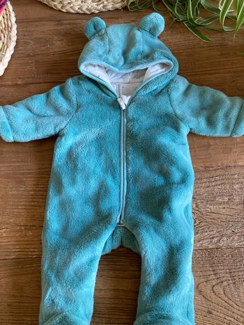 Combinaison bleu 1 mois