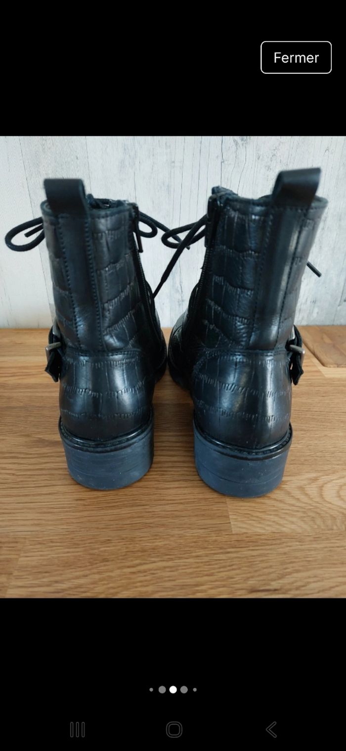 Boots cuir besson 36 - photo numéro 3