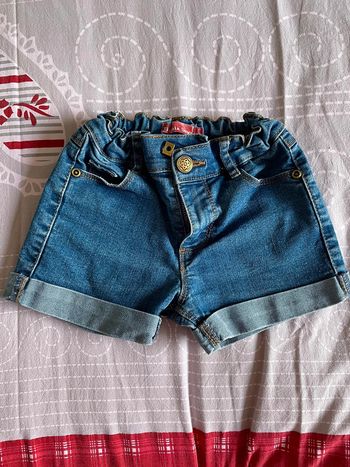 Short en jean garçon