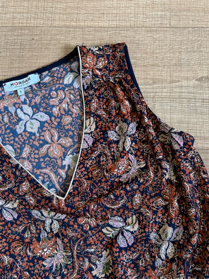 Blouse imprimée sans manches Morgan taille S jamais portée - photo numéro 13