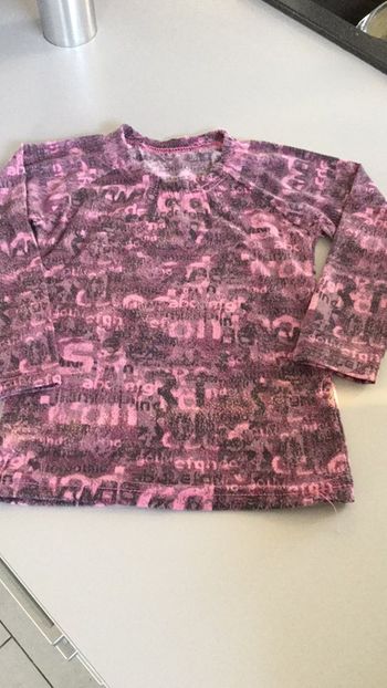 TEE shirt ton rose 4ans