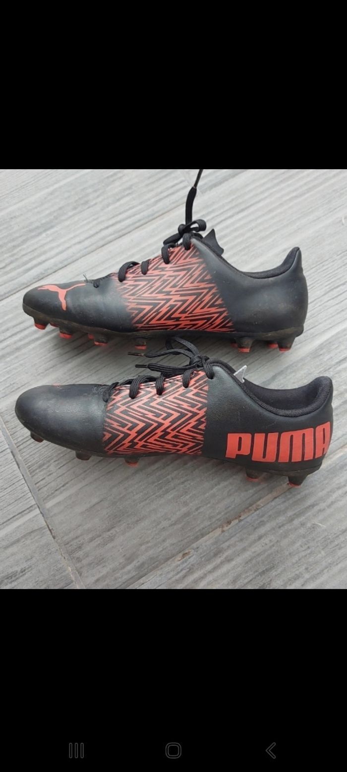 Crampons foot puma noir et rouge 38 tbe - photo numéro 2