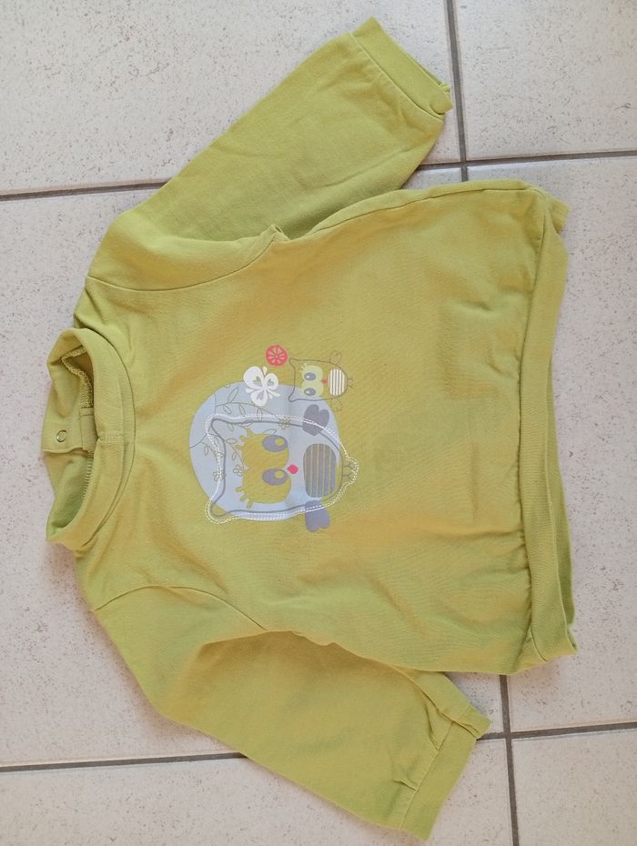 T-shirt manches longues fille 1 an