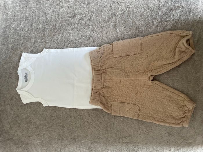 Ensemble body et pantalon léger été 56 bébé