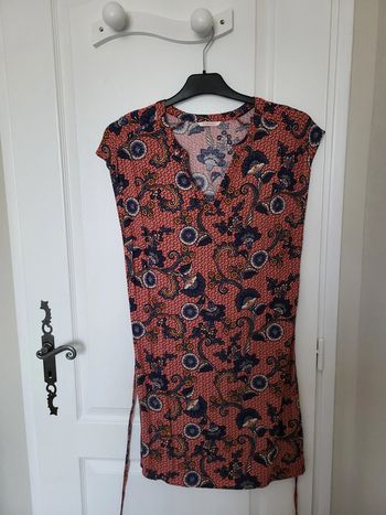 Robe multicolore motif fleurs Camaïeu