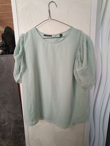Blouse bleue clair