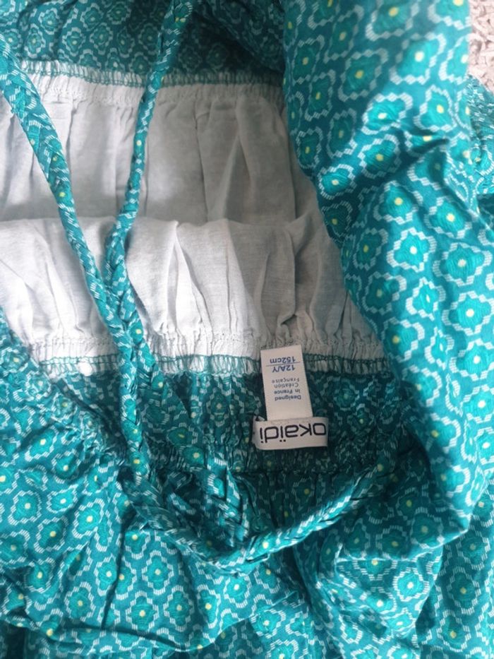 Robe fille 12 ans okaidi verte - photo numéro 3