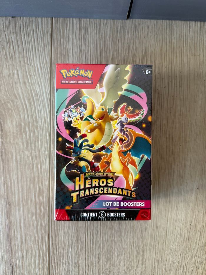 Bundle Pokémon ME 2.5 Héros Transcendants neuf scellé FR 6 boosters - photo numéro 1