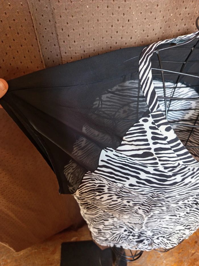 T-shirt zébrée taille xxl+ - photo numéro 4
