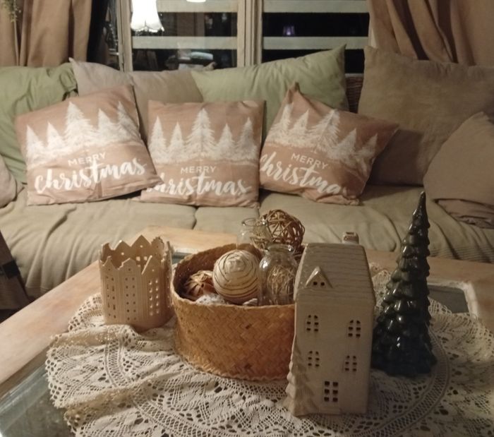 Lots 3  housses de coussins de  Noël