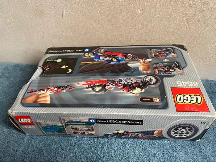 Lot de 2 lego 8645 racers power racers. Muscle slammer bike complète - photo numéro 13