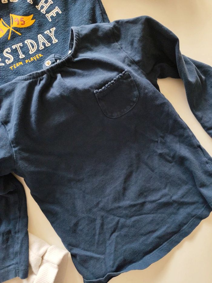Lot de sweat et blouse a longue manche bébé - photo numéro 5