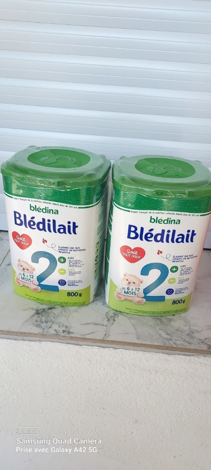 Lot de 2 lait Blédilait 2 ème âge