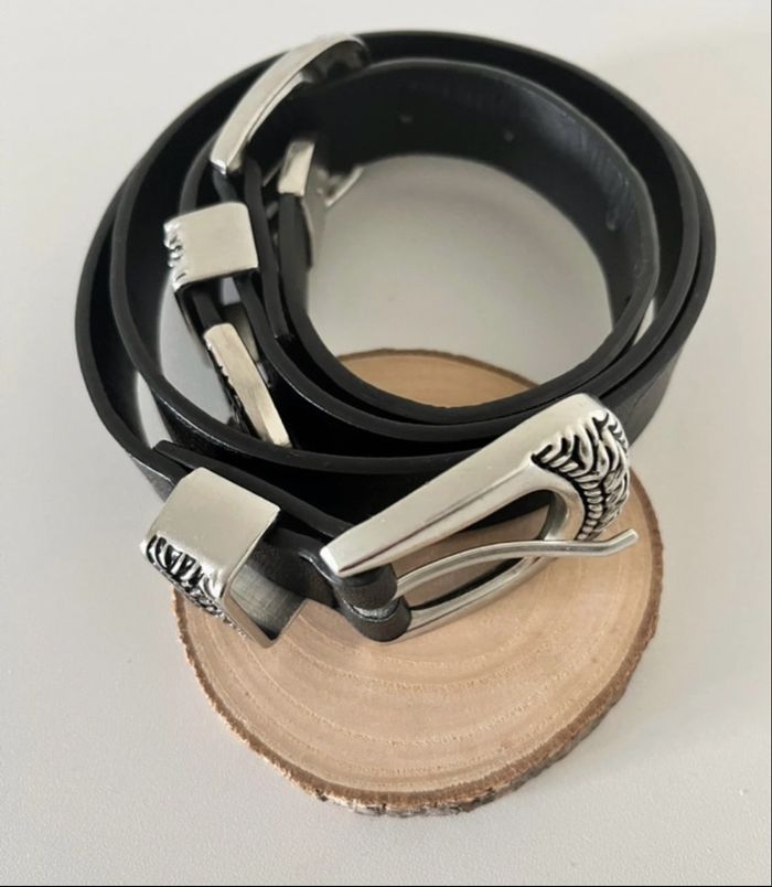 Ceinture double boucle 110 cms - photo numéro 2