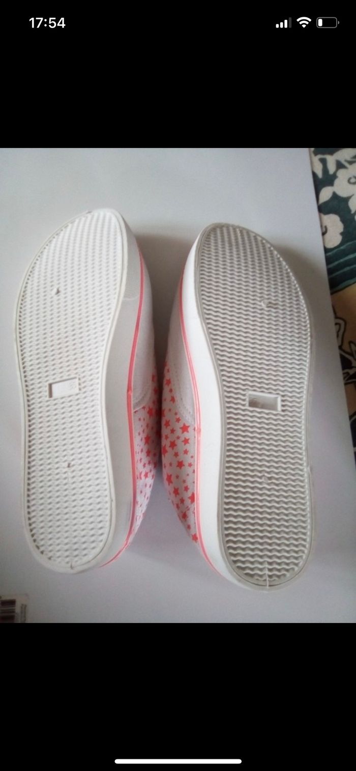 Baskets toile Fille Taille: 36 - photo numéro 2