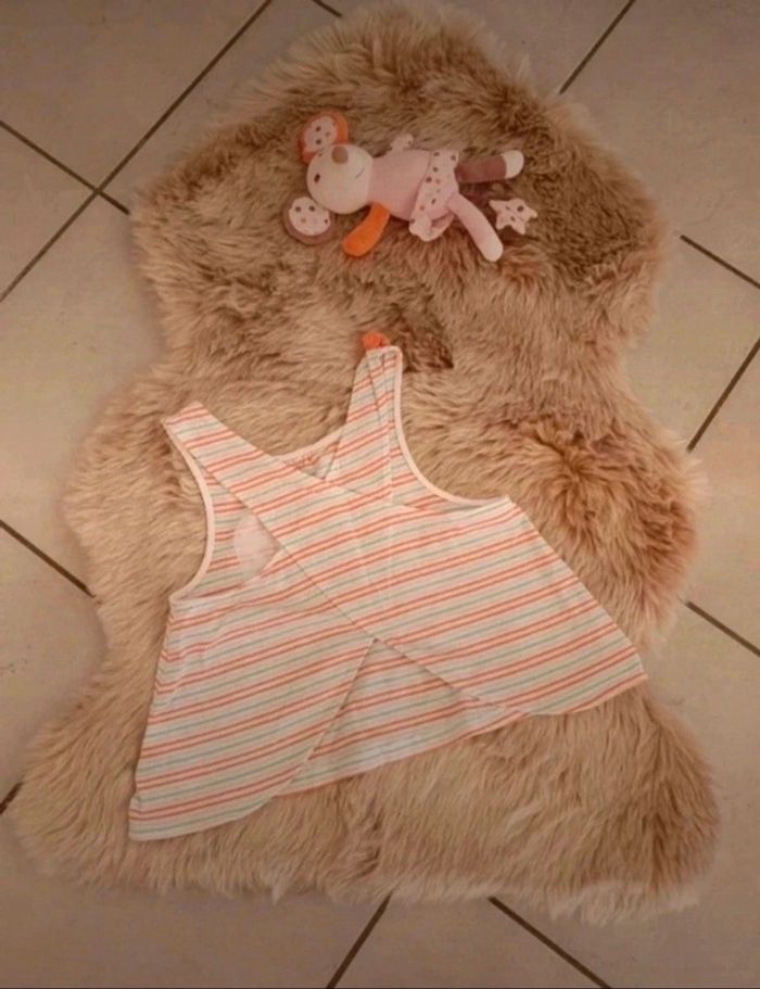 Débardeur rayé orchestra 10 ans - photo numéro 2